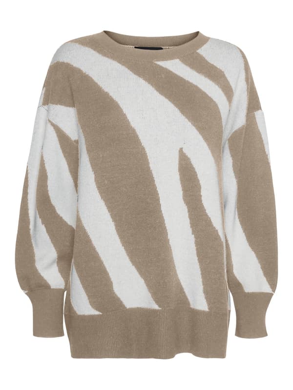 Vero Moda - vmNancy LS O-neck Long Pullover