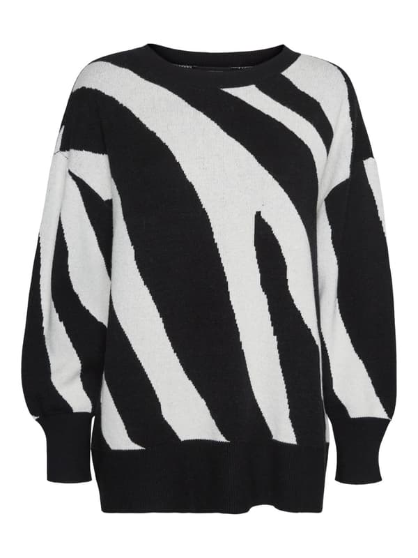 Vero Moda - vmNancy LS O-neck Long Pullover