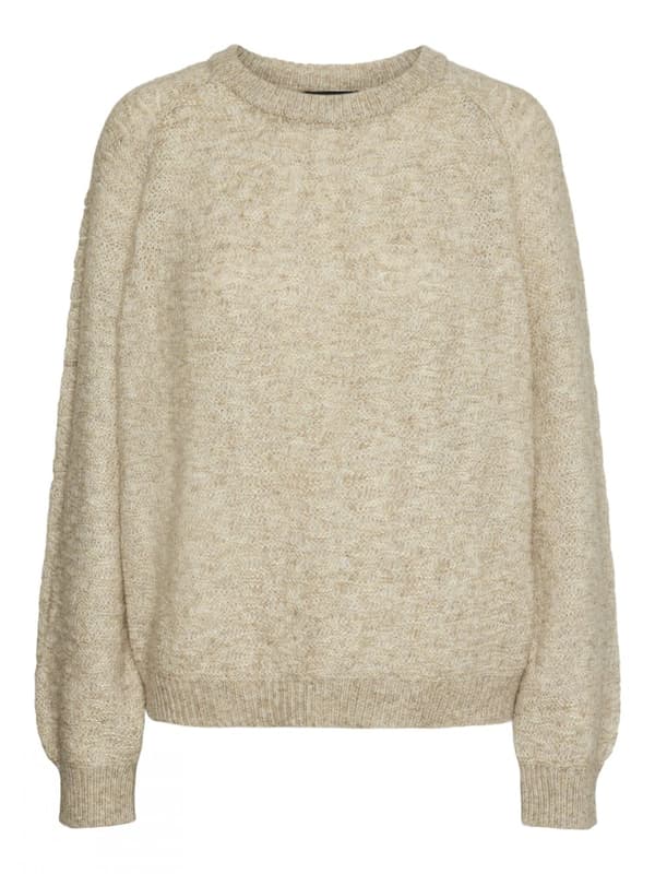 Pieces - pcAnona LS O-neck Knit MM