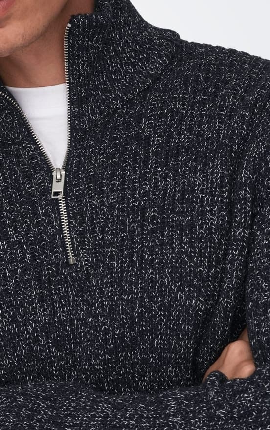 Only & Sons - onsMalaki Half Zip Knit