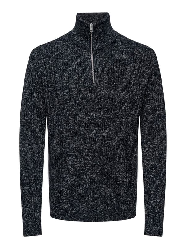 Only & Sons - onsMalaki Half Zip Knit