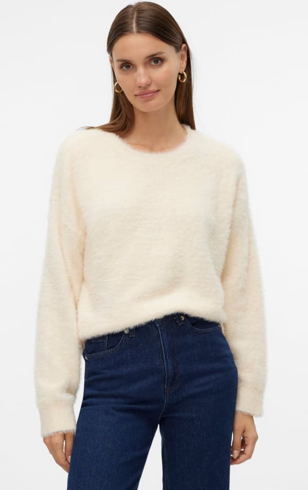 Vero Moda - vmAlina O-neck Boxy Pullover