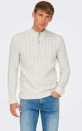 Miniatyrbild 1 av 4: Only & Sons - onsKicker Cable Half Zip Knit