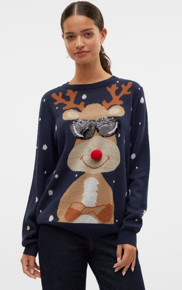 Vero Moda - vmNewtinsel LS O-neck Blouse