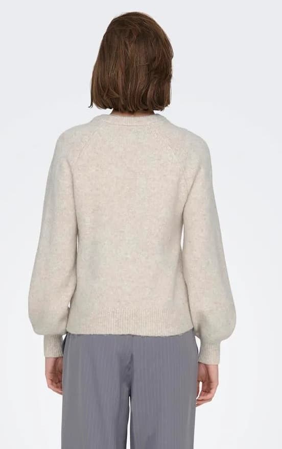 Only - onlLauren LS O-neck Button KNT