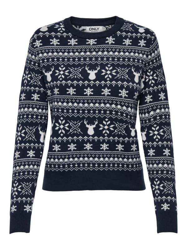 Only - onlXmas Winter LS O-neck KNT