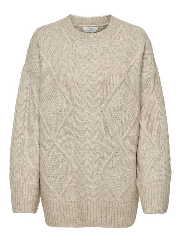 Jacqueline - jdySilja Long Cable Pullover