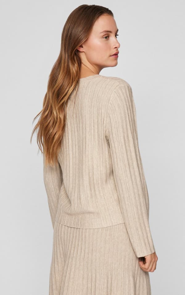 Vila - Viaviva V-neck LS Knit Top