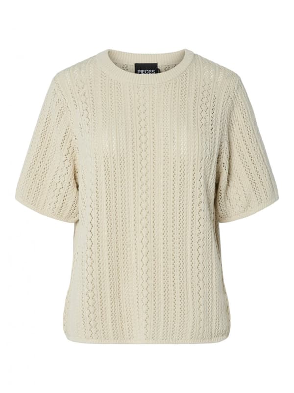 Pieces - pcNuka SS O-neck Knit