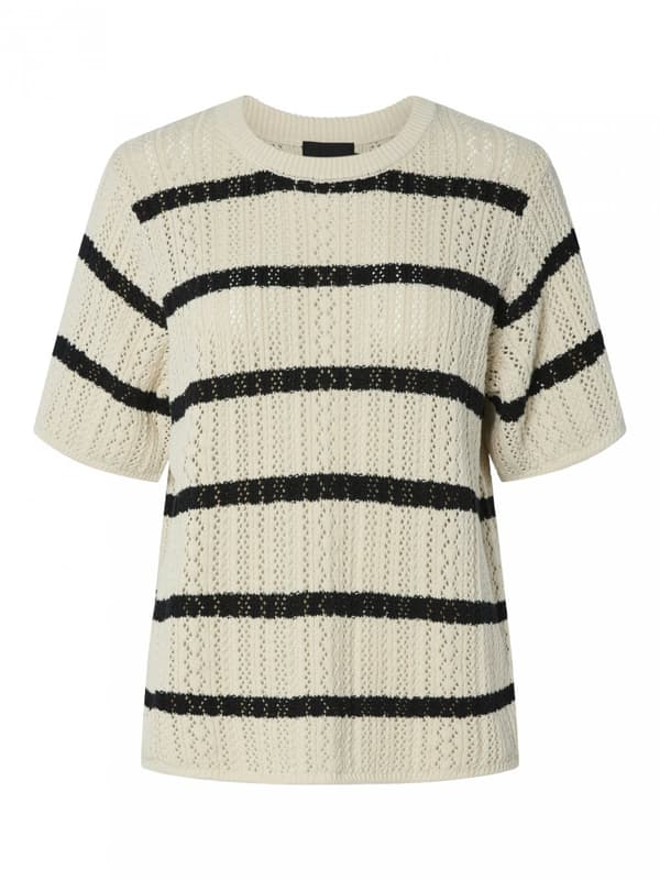 Pieces - pcNuka SS O-neck Knit