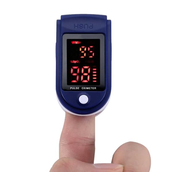 Oksymeter oksygenmålere og hjertefrekvensmonitor for fingeren