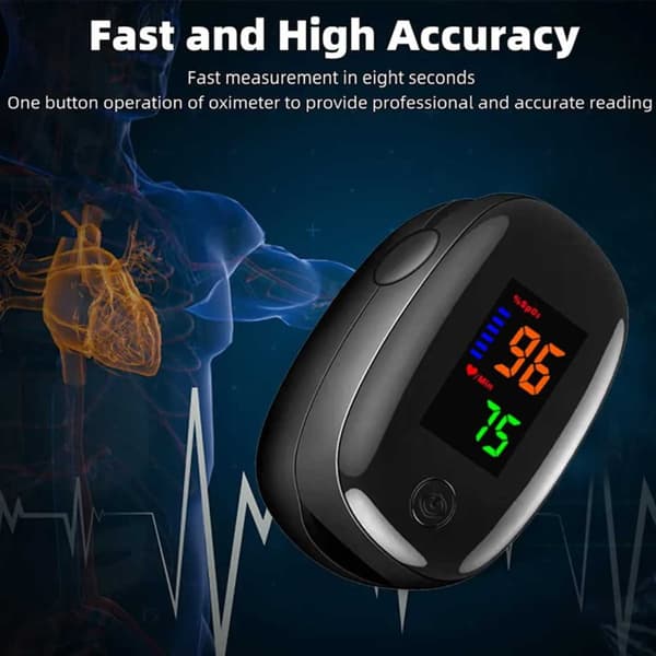 Syremätare Oximeter och Pulsmätare för Finger – Pulsoximeter