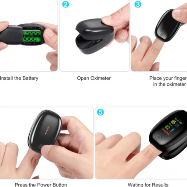 Syremätare Oximeter och Pulsmätare för Finger – Pulsoximeter