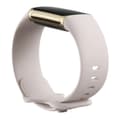 Miniatyrbilde 2 av 2: Fitbit Infinity Band Large - Lunar White - komfortabelt armbånd for en aktiv livsstil
