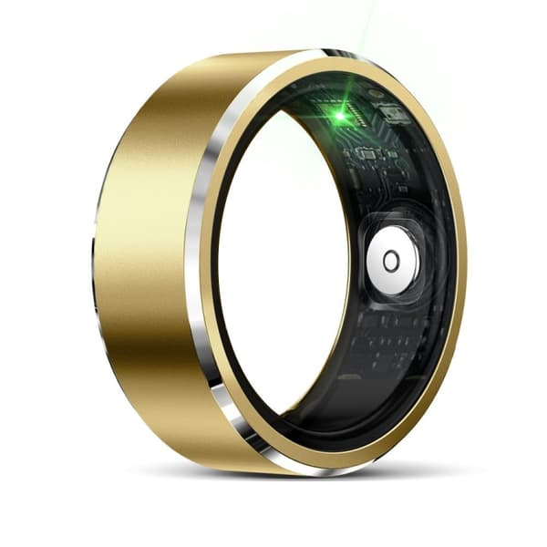 Smart Ring med Hälsoövervakning och träningslägen Strl 9 - Guld R5