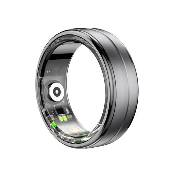 Smart Ring med helseovervåking og treningsmoduser Størrelse 9 - Svart R06