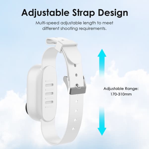 Silikonarmband till Insta360 GO 3 / GO 3S - Vit