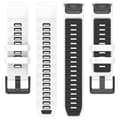 Miniatyrbild 3 av 3: Silikonarmband till Garmin Fenix 8 47mm - Vit/Svart