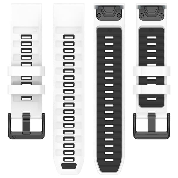 Silikoniranneke Garmin Fenix 8 51mm - Valkoinen - Valkoinen