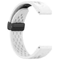 Miniatyrbillede 3 af 3: Silikonearmbånd til Garmin Fenix 5 / 6 / 7 / 8 22mm - Hvid