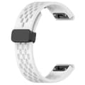 Miniatyrbillede 1 af 3: Silikonearmbånd til Garmin Fenix 5 / 6 / 7 / 8 22mm - Hvid