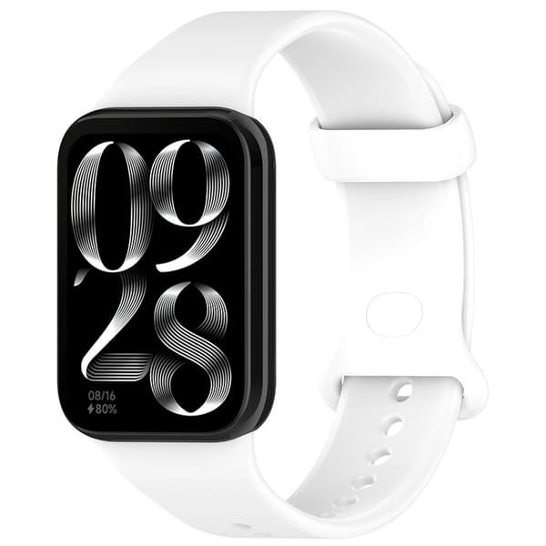 Silikonarmband till Xiaomi Redmi Watch 4 / Watch Band 8 Pro / 9 Pro - Vit