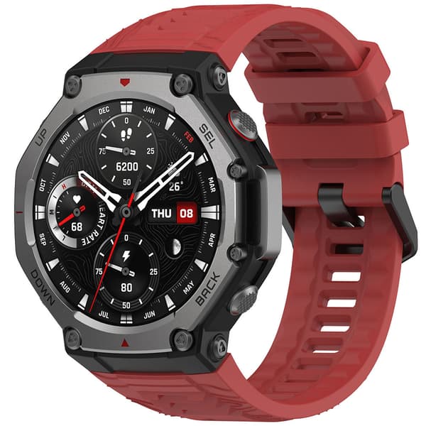 Silikoniranneke Amazfit T-REX 3 - punainen