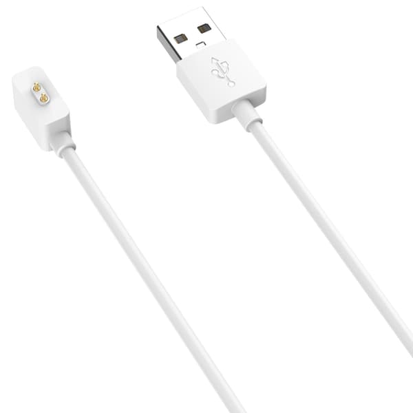 Magnetisk opladningskabel til Xiaomi Smart Band 9 Pro / 9 Active - Hvid