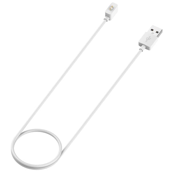 Magnetisk opladningskabel til Xiaomi Smart Band 9 Pro / 9 Active - Hvid