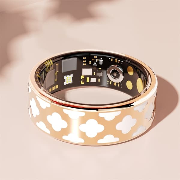 Smart Ring unen ja sykkeen seurannalla Koko 10 R10M
