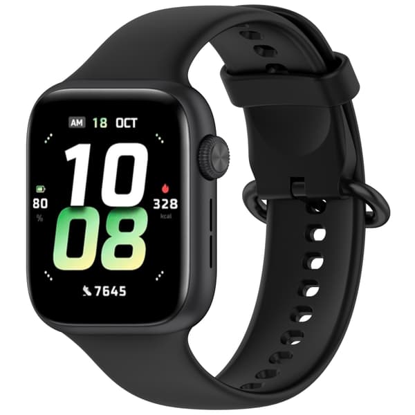 Silikoniranneke Honor Watch 5:lle - Svart