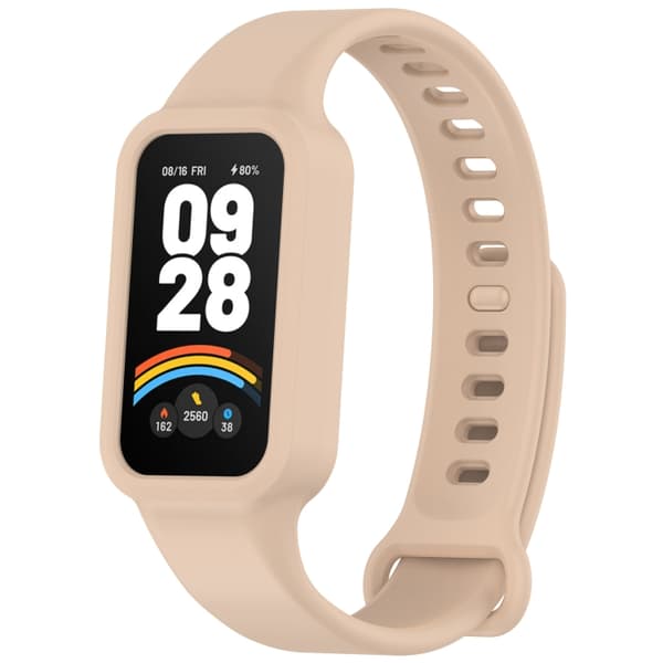 Silikonearmbånd til Redmi Band 3 / Xiaomi Smart Band 9 Active - Pink