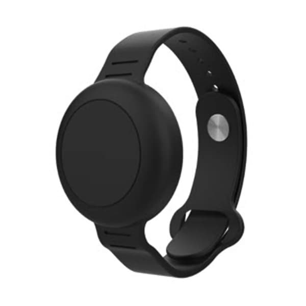 Ofkoz vattentätt armband för Apple AirTag i justerbart silikon  - Svart