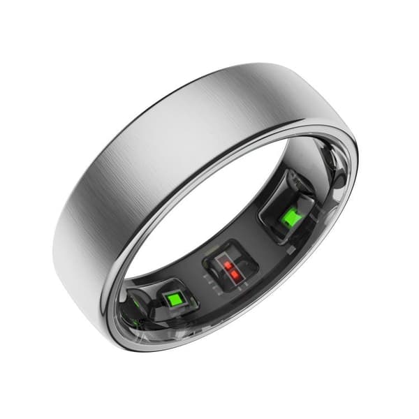 Smart ring strl 11 med sömn- och pulsövervakning - Silver