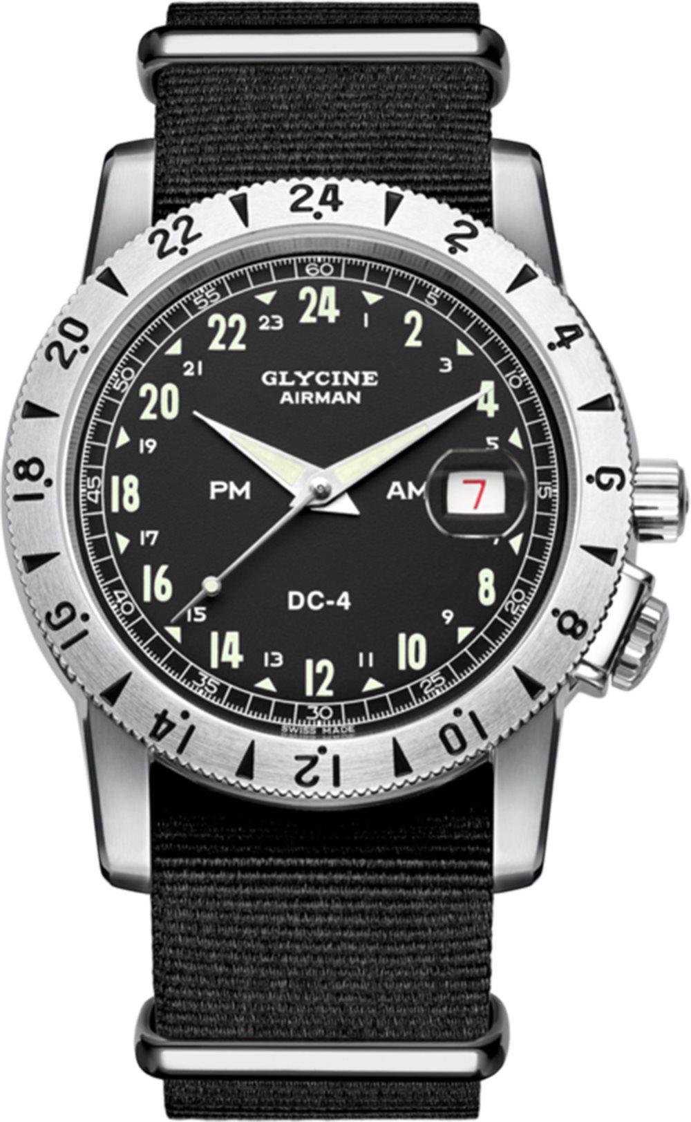 Glycine airman dc4 GL0072 Mens Swiss automatic watch
