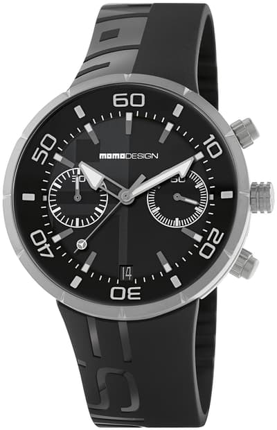 Momodesign jet black chrono MD2398SS-11 Mens Quartz watch