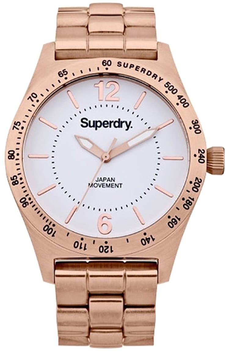 Superdry infantry steel SYL124RGM Women Japanese quartz watch