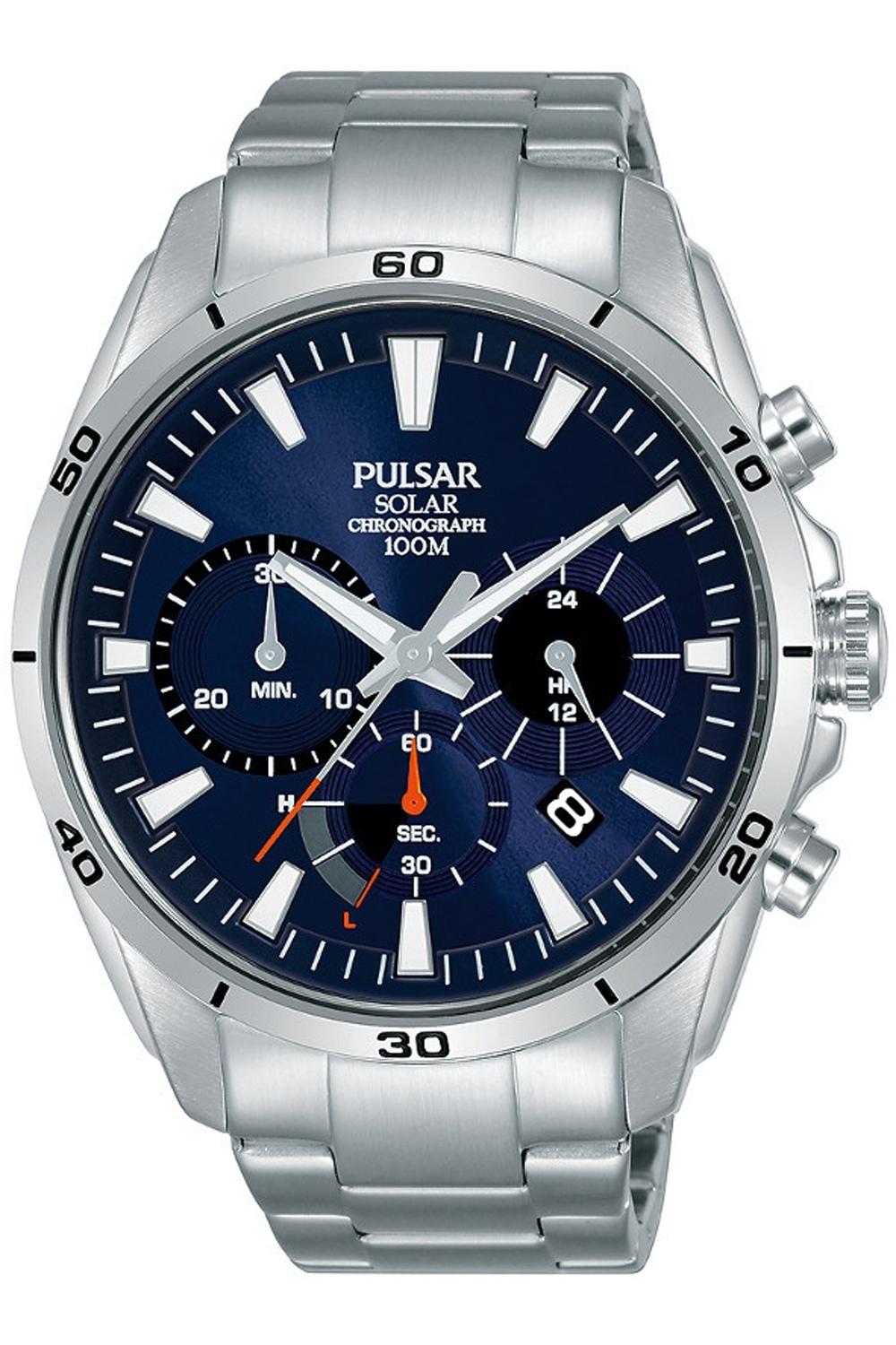 Pulsar active PZ5057X1 Mens Solar watch