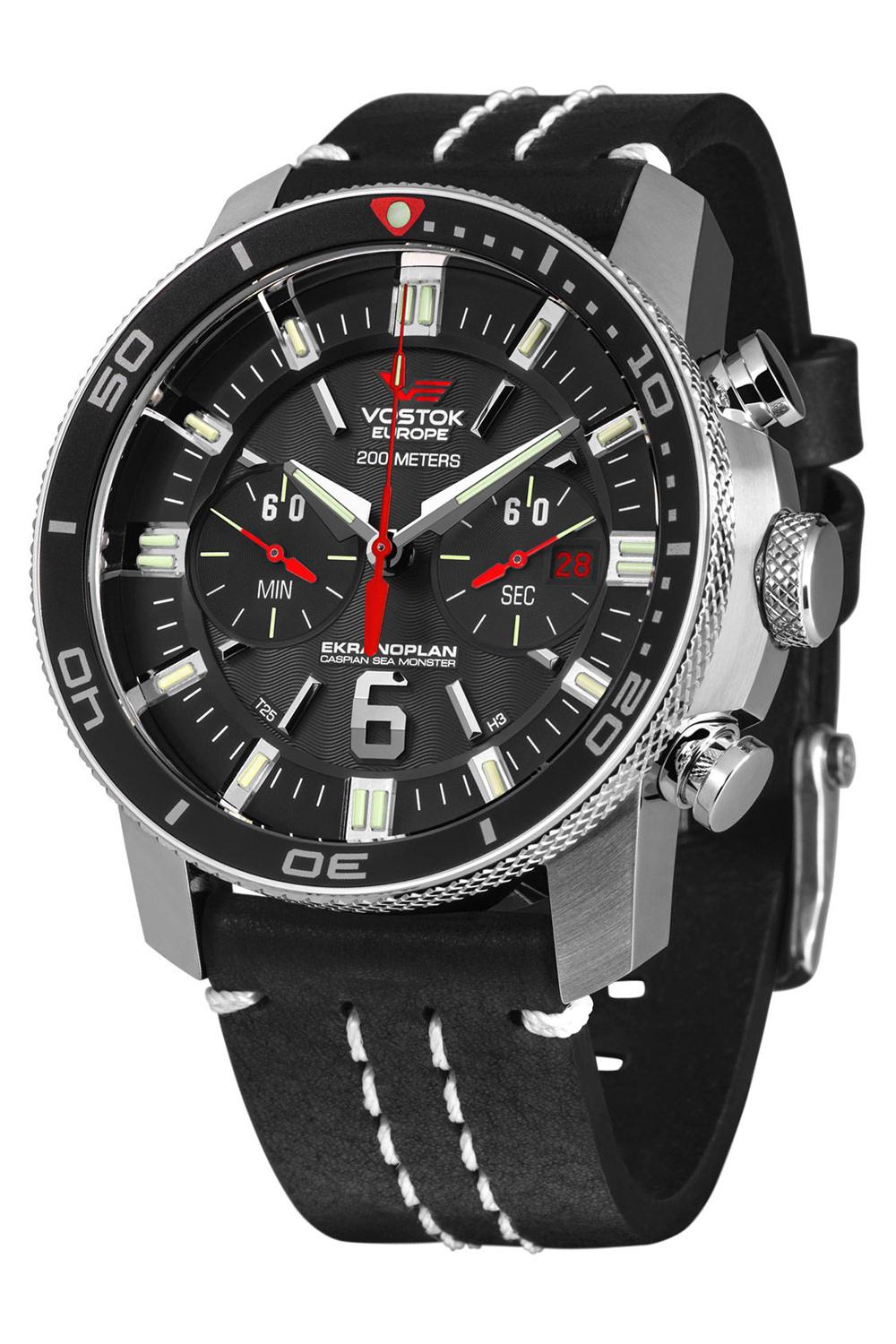 Vostok europe ekranoplan 6S21-546A508 Mens Japanese quartz watch