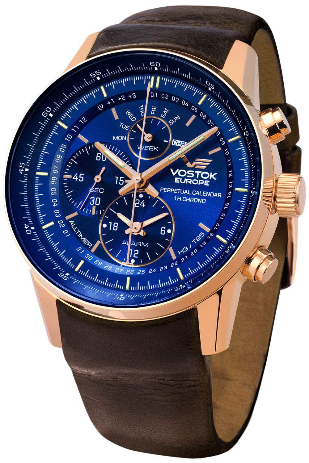 Vostok europe limousine alltimer YM86-565B289 Mens Japanese quartz watch