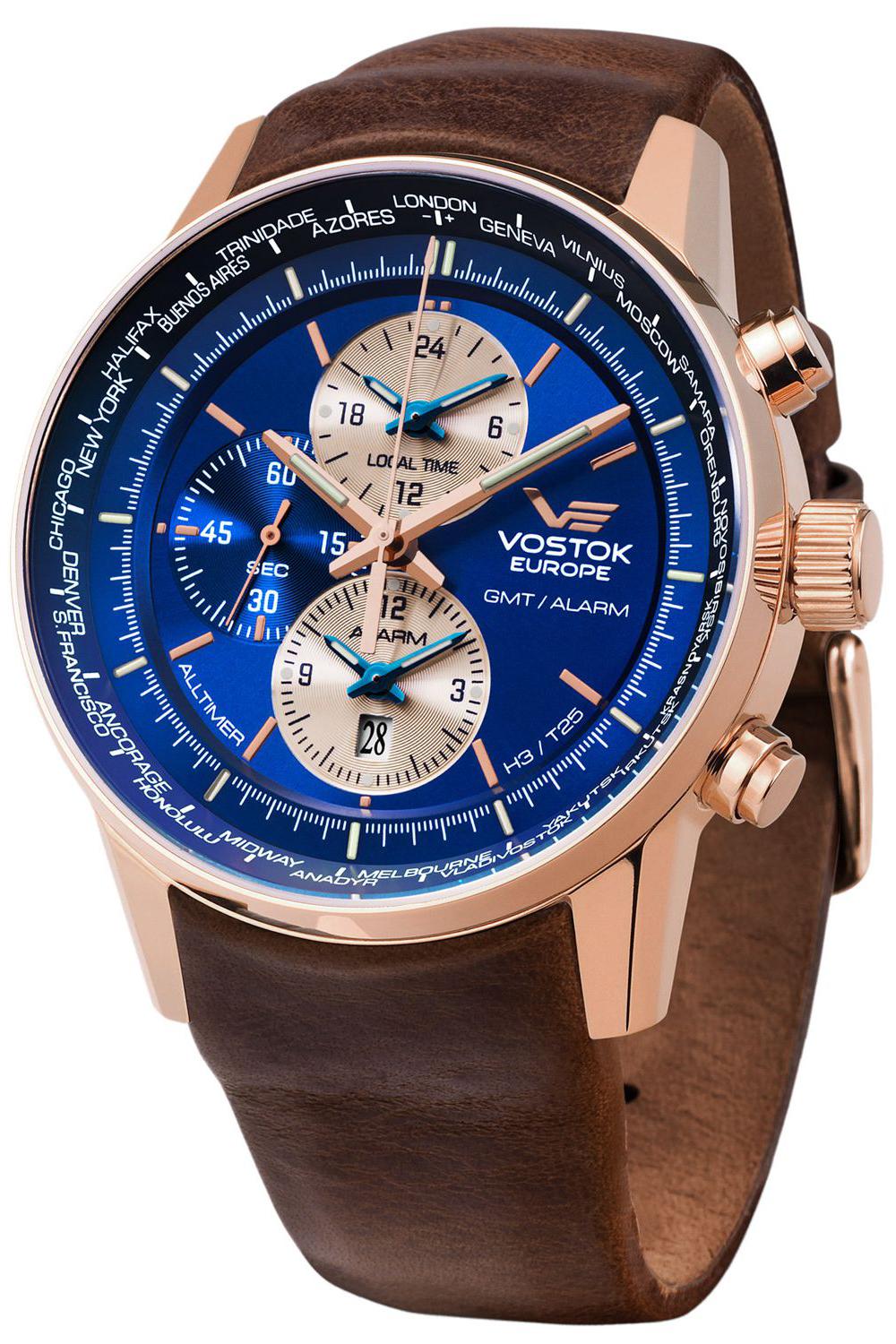 Vostok europe limousine alltimer YM26-565B293 Mens Japanese quartz watch