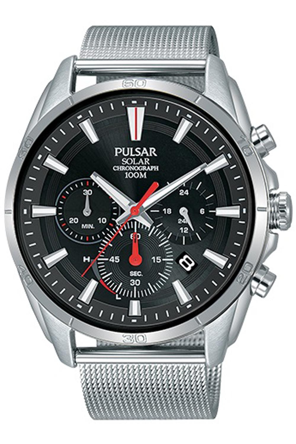 Pulsar active PZ5083X1 Mens Solar watch