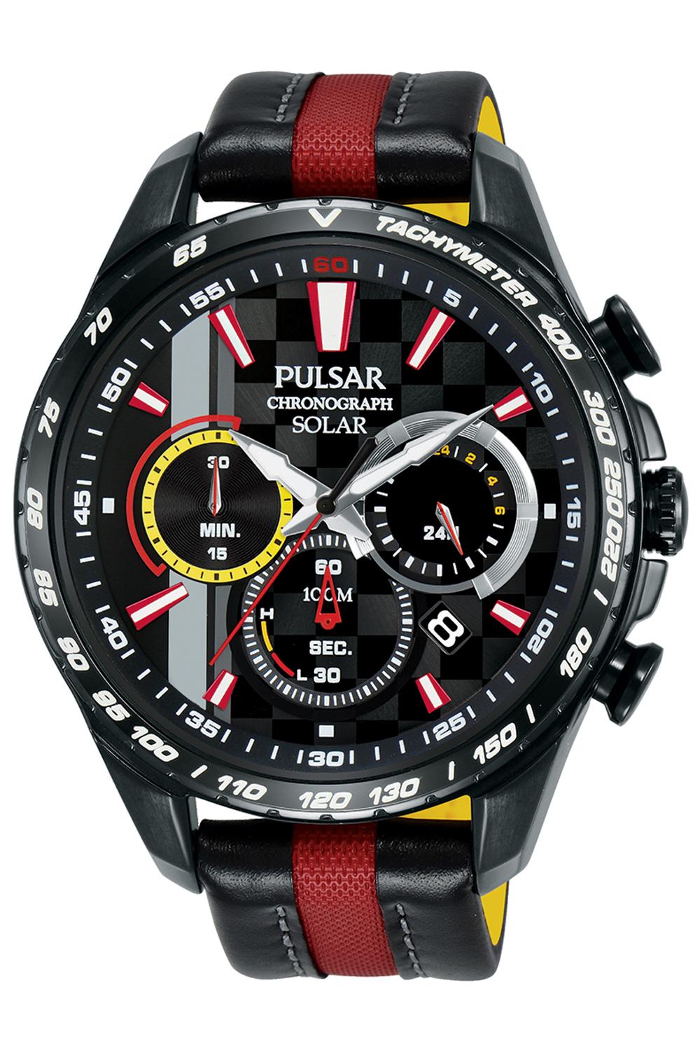 Pulsar active PZ5081X1 Mens Solar watch