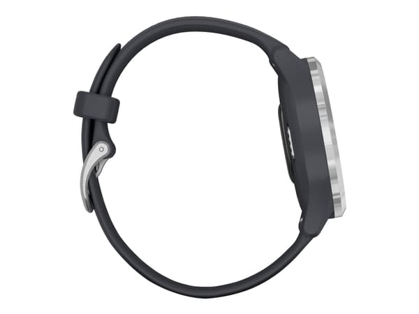 Garmin vívomove 3S - 39 mm - granitblå - smart klocka med band - silikon - granitblå - handledsstorlek: 110-175 mm - monokrom - Bluetooth, ANT+ - 24.