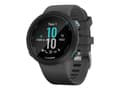 Miniatyrbild 1 av 5: Garmin Swim 2 - 42 mm - skiffer - sportklocka med band - silikon - skiffer - handledsstorlek: 129-197 mm - display 1.04" - Bluetooth, ANT+ - 36 g