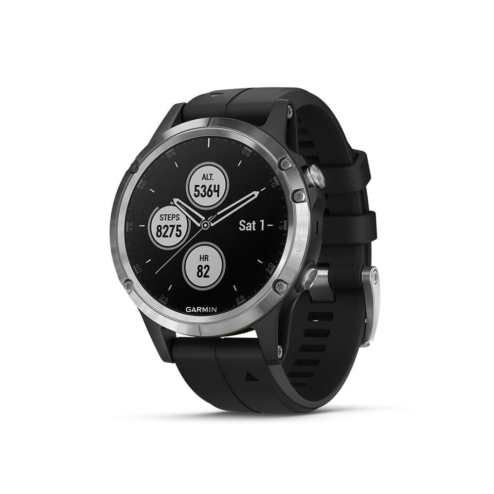 Garmin fenix® 5 Plus, Silver/Svart