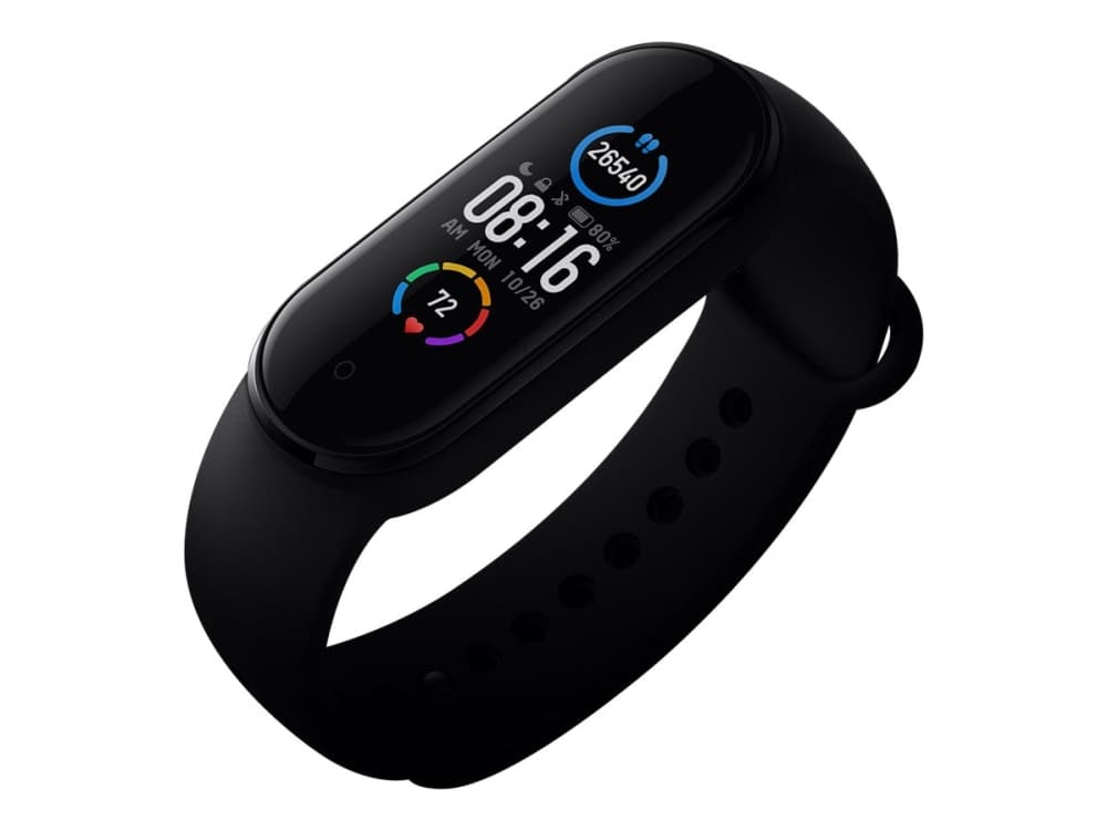 Xiaomi Mi Smart Band 5 - Aktivitetspårare med band - TPU - svart - wrist size: 155-219 mm - display 1.1" - 16 MB - Bluetooth - 11.9 g