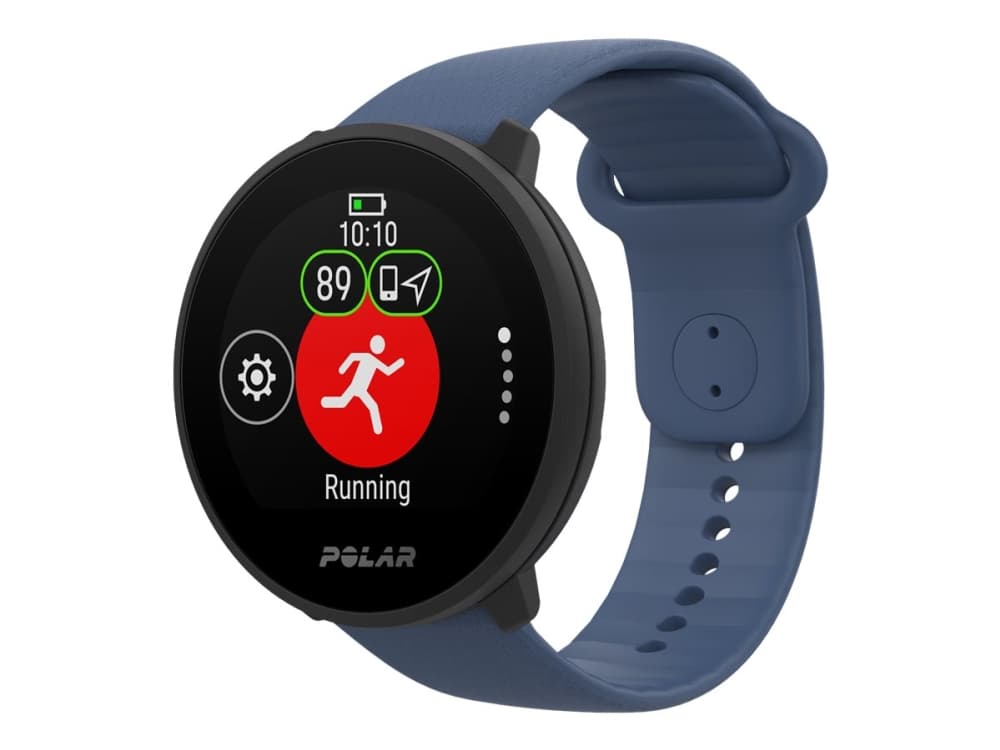 Polar Unite - Sportsur med bånd - silikon - blå - band size: S/L - Bluetooth - 32 g
