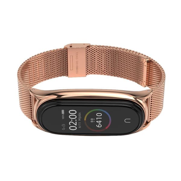 Tech-Protect Milaneseband Xiaomi Mi Smart Band 5 - Rose Gold