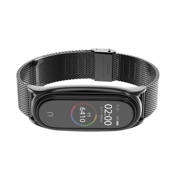 Tech-Protect Milaneseband Xiaomi Mi Smart Band 5 - Svart